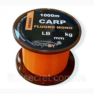 Лески Boya By Carp Fluoro Mono orange 1000m