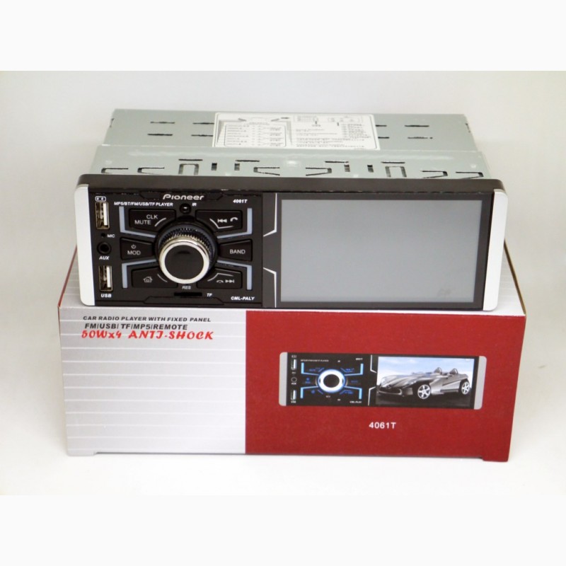 Фото 4. Автомагнитола Pioneer 4061T ISO - Сенсорный экран 4, 1#039; #039; + RGB подсветка + DIVX + MP3 + USB