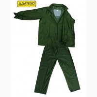 Костюм ПВХ зеленый (куртка+брюки)