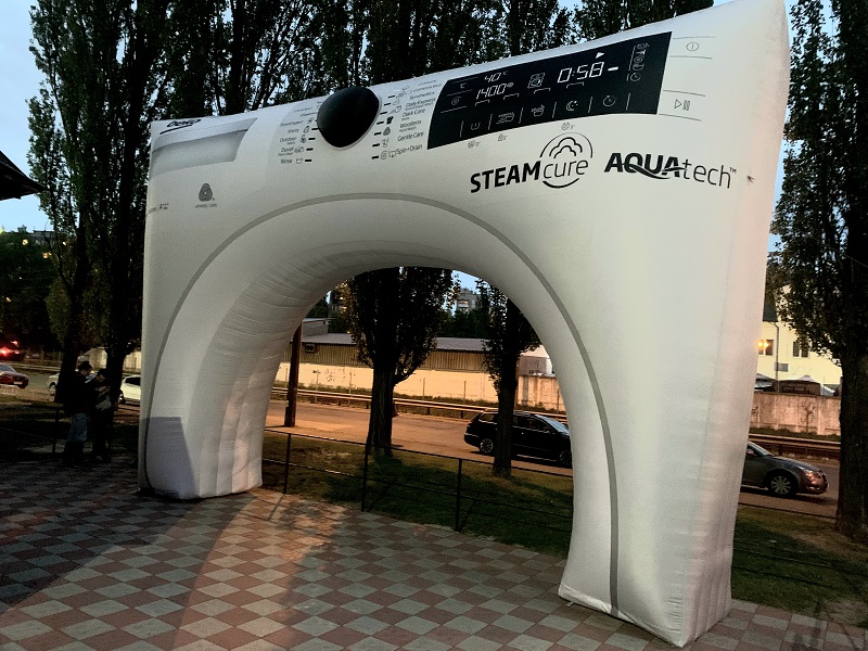 Фото 5. Надувные арки для мероприятий с сублимационной печатью