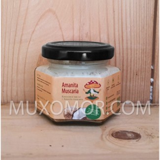 Кокосовое масло нерафинированное с мухомором 100 мл (+3 гр мухомора)