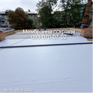 Монтаж ПВХ мембран. Покрівельні роботи. Плоский дах Дніпро