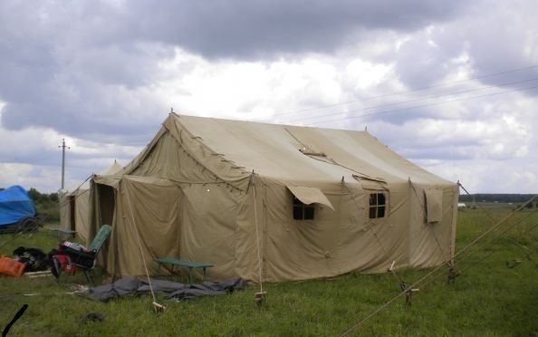 Тент, навес брезентовый, палатка армейская любых размеров, пошив