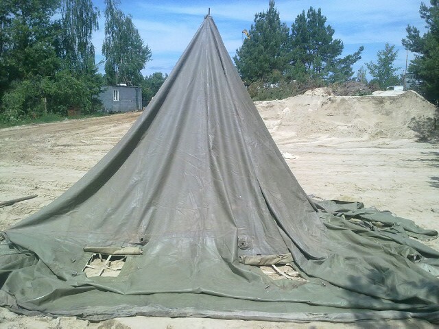 Фото 10. Тент, навес брезентовый, палатка армейская любых размеров, пошив