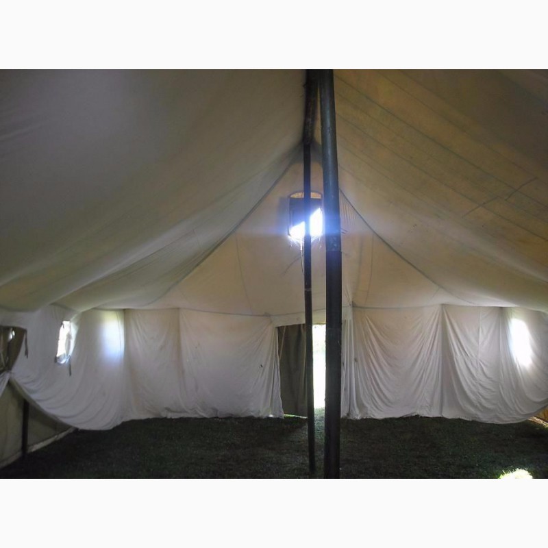Фото 7. Тент, навес брезентовый, палатка армейская любых размеров, пошив