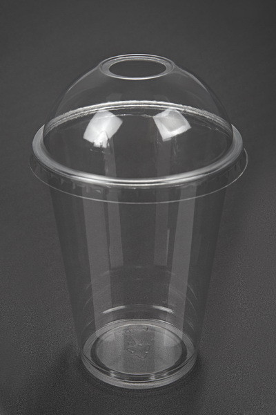 Фото 5. Купольный стакан с крышкой 500 400 300 200мл одноразовый для напитков ягод бокал стаканчик