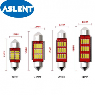 Светодидные автолампы c5w/c10w драйвер, обманка 31 мм, 36 мм, 39 мм, 41 мм