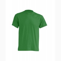 Трикотажная рубашка, футболка темно-зеленая короткий рукав