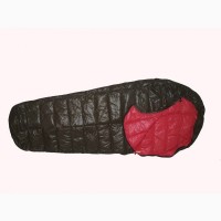 Облегчённый пуховый спальный мешок кокон на рост до 180 см