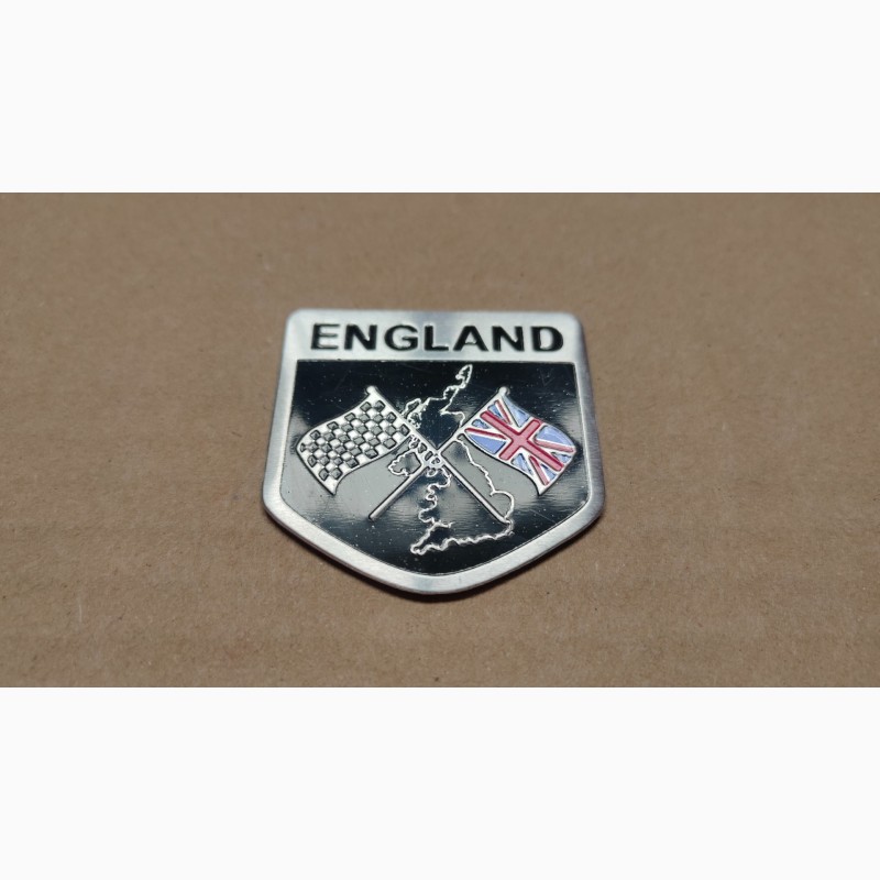 Фото 2. Наклейка Флаг Англии на авто мото алюминиевая