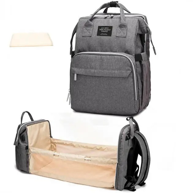 Фото 5. Рюкзак-сумка для мамы Baby Travel Bed-Bag