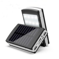 Зарядний пристрій УМБ Power Bank Solar 90000mAh із сонячною панеллю та 20LED ліхтарем