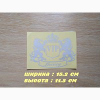 Наклейка на авто VIP Белая светоотражающая Тюнинг