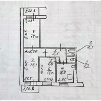 3-х ком. квартира на ж/м Парус, 70 кв.м