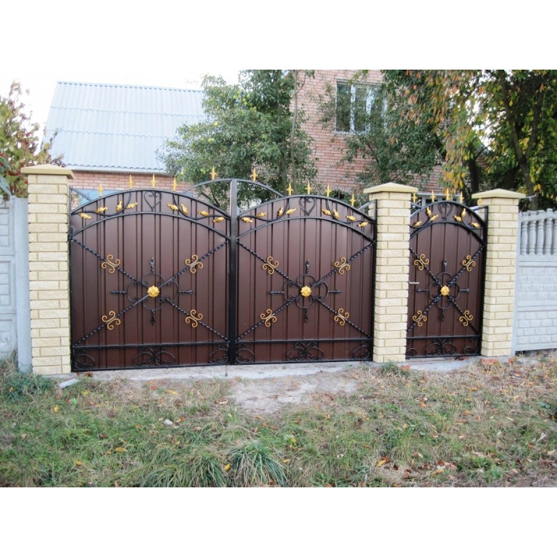 Фото 4. Ворота и заборы кованые и сварные в Кривом Роге и Украине