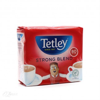 Английский чай TETLEY strong 80 пак. 250 грм.Годен до 04. 2018 г