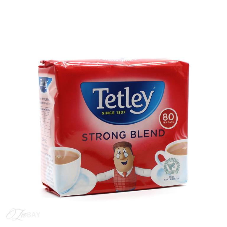 Английский чай TETLEY strong 80 пак. 250 грм.Годен до 04. 2018 г