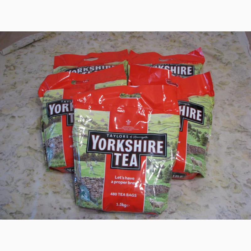Фото 2. Английский чай- YORKSHIRE TEA - 480 пак. 1, 5 кг. годен 31. 10. 2018 г