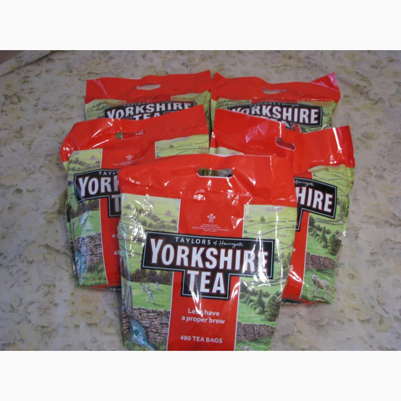 Фото 3. Английский чай- YORKSHIRE TEA - 480 пак. 1, 5 кг. годен 31. 10. 2018 г