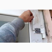 Регулировка и ремонт входной двери из алюминия