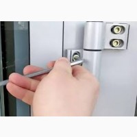 Регулировка и ремонт входной двери из алюминия