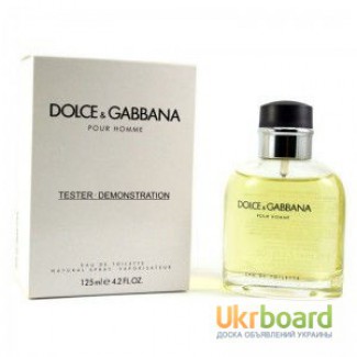 Dolce Gabbana Pour Homme туалетная вода 125 ml. (Тестер Дольче Габана Пур Хом)