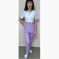 Женский медицинский костюм двух цветный