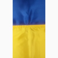 АКЦІЯ прапор Україна ЗШИВНІ тканина АТЛАС 2-х сторонняя