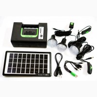 Солнечная портативная автономная система Solar GDLite GD10 + FM радио + Bluetooth
