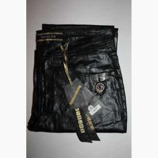 008 Новые черные штаны из эко-кожи. Размеры 29-33