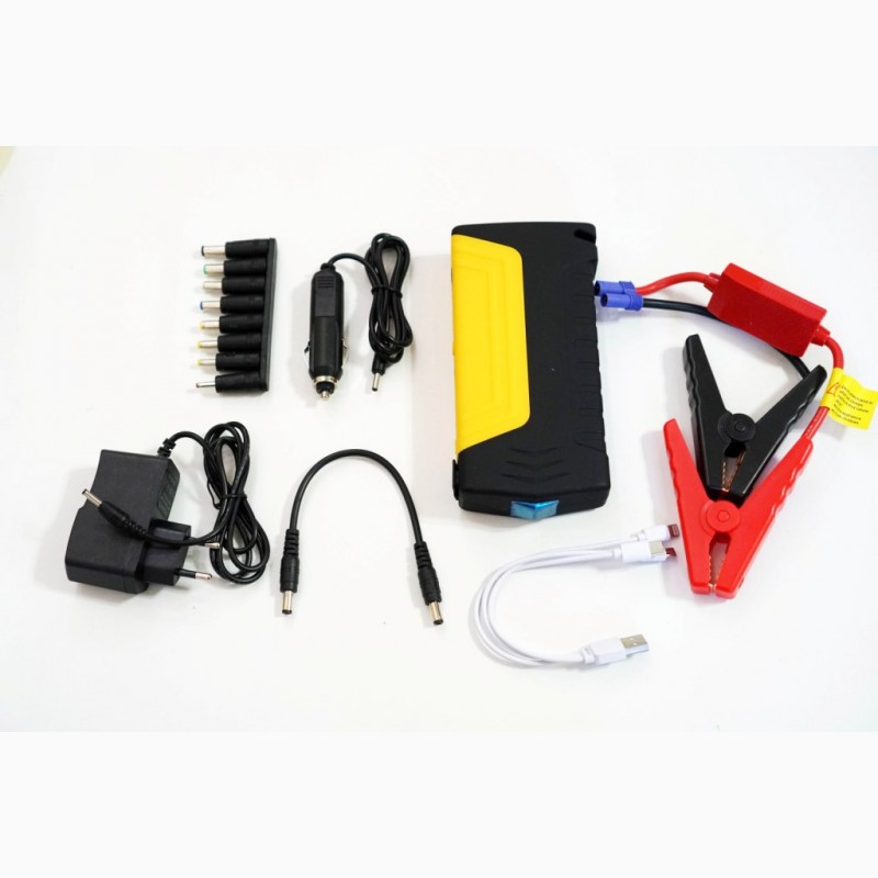 Повер банк зарядно пусковое устройство для машины car jump starter 20000mAh 2хUSB+Фонарик