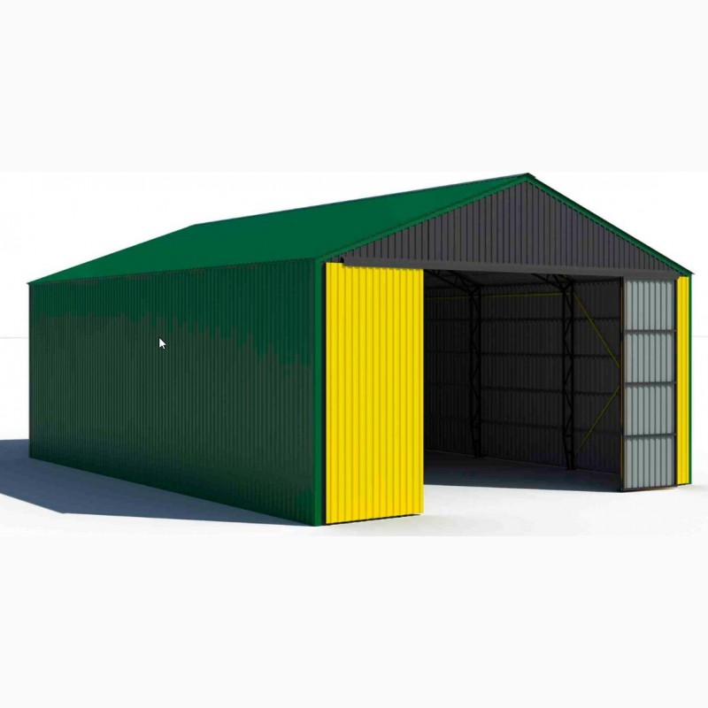 Фото 2. Модульний каркасний гараж, різних розмірів збірно-розбірний гараж. гараж-бокс