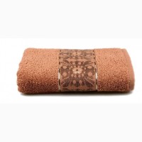 Махровое полотенце Oriental (коричневое) 50х90см