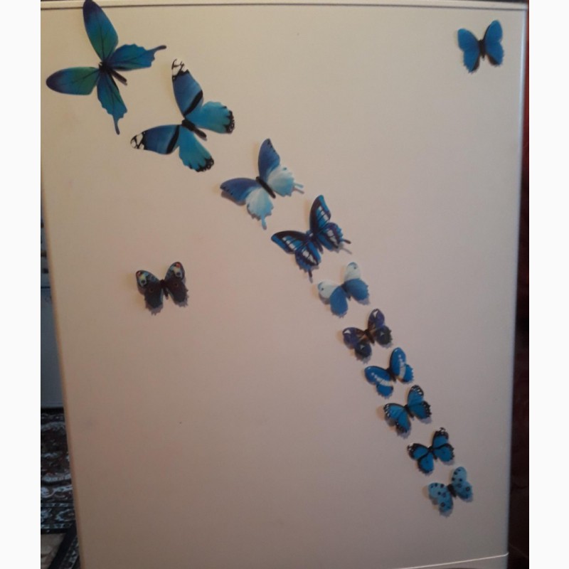 Фото 5. Бабочки 4 декор на обои, зеркала, холодильник