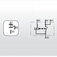 Реле Elmot Typ 542, Фіат, Лянча, 12V, 30A, оригинал