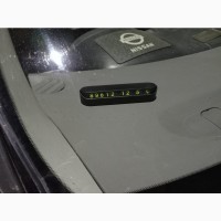 Табличка с номером телефона в авто на панель Чёрная