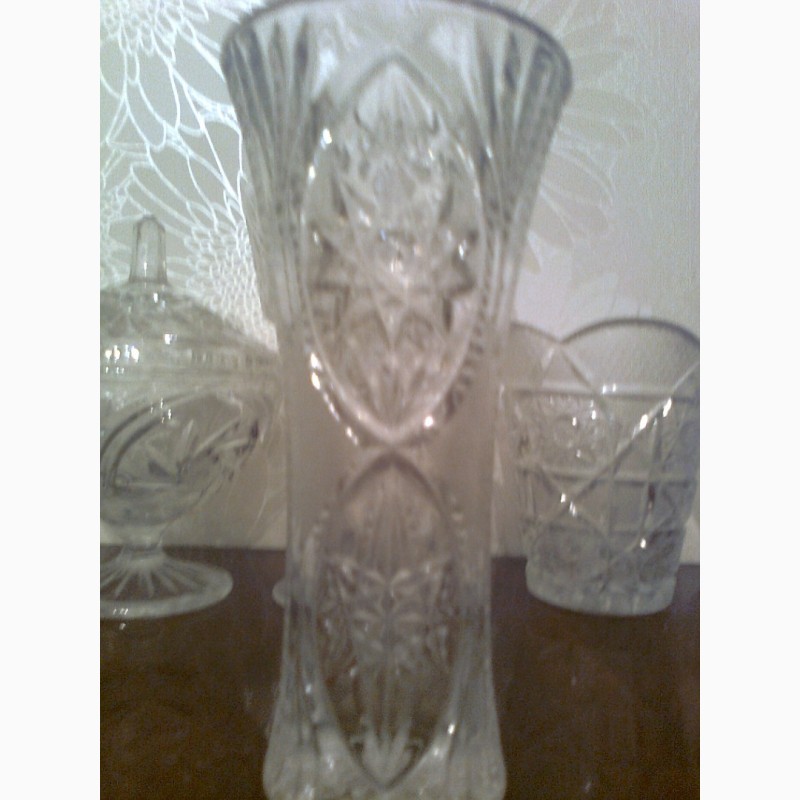Фото 4. Хрустальная ваза.Ретро