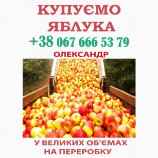 Закуповуємо яблоко на сік ЦІНА 11, 20 грн плюс ПДВ На переробку