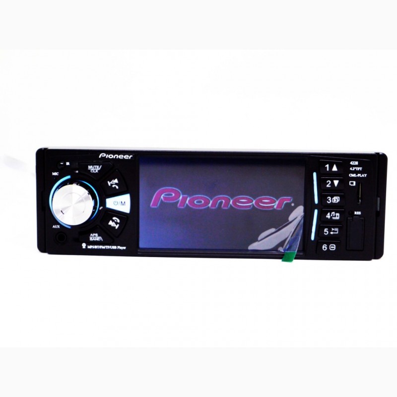 Магнитола Pioneer 4228 ISO - экран 4, 1#039; #039; + DIVX + MP3 + USB + SD + Bluetooth
