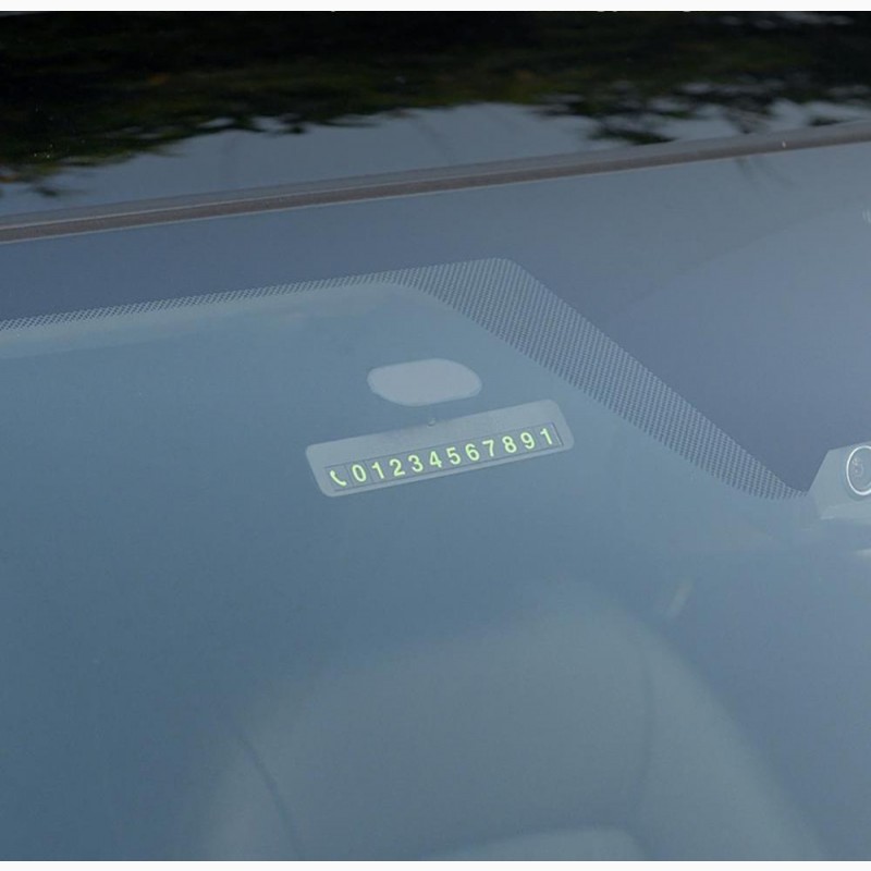 Фото 2. Автовизитка, Парковочная карта с номером телефона на панель авто