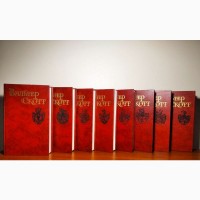 Вальтер Скотт, собрание сочинений в 8 томах (комплект), состояние отличное