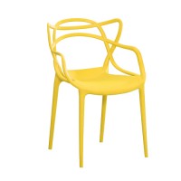 Барний стілець пластик жовтий Мастерс