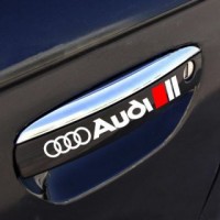 Наклейки Audi (10см) 4шт арт.0004