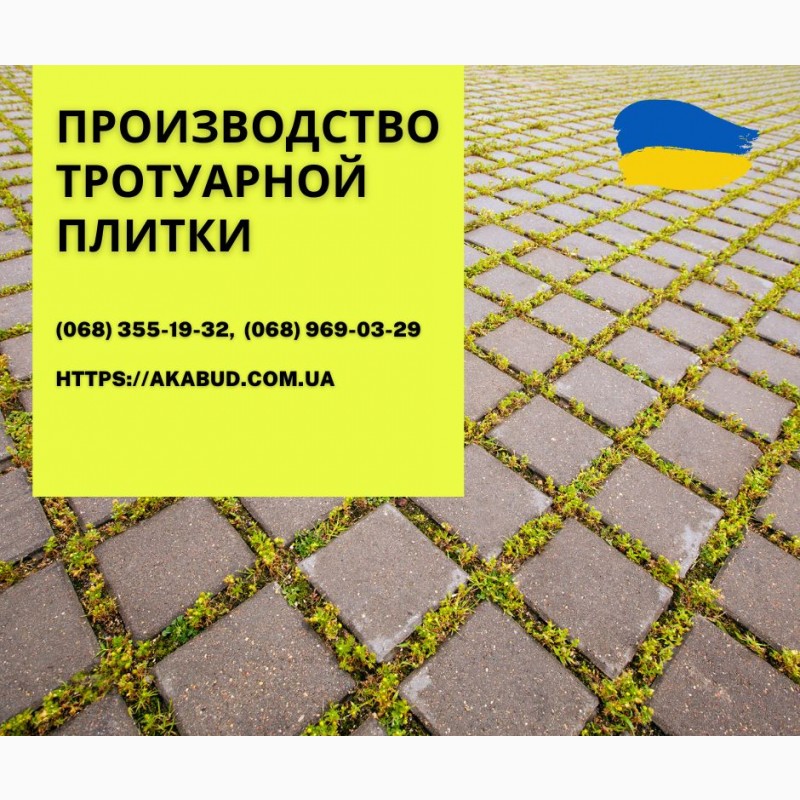 Фото 7. Тротуарна плитка та бруківка від виробника Тротуарна плитка в Україні