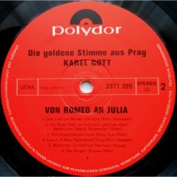 Виниловая пластинка Karel Gott - Ромео и Джульетта