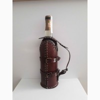 Кожаная сумочка для вина