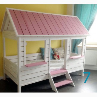 Детская кроватка домик из сосны - Украинский производитель