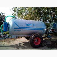 Бочка МЖТ-6 для жидкого навоза, удобрений, воды