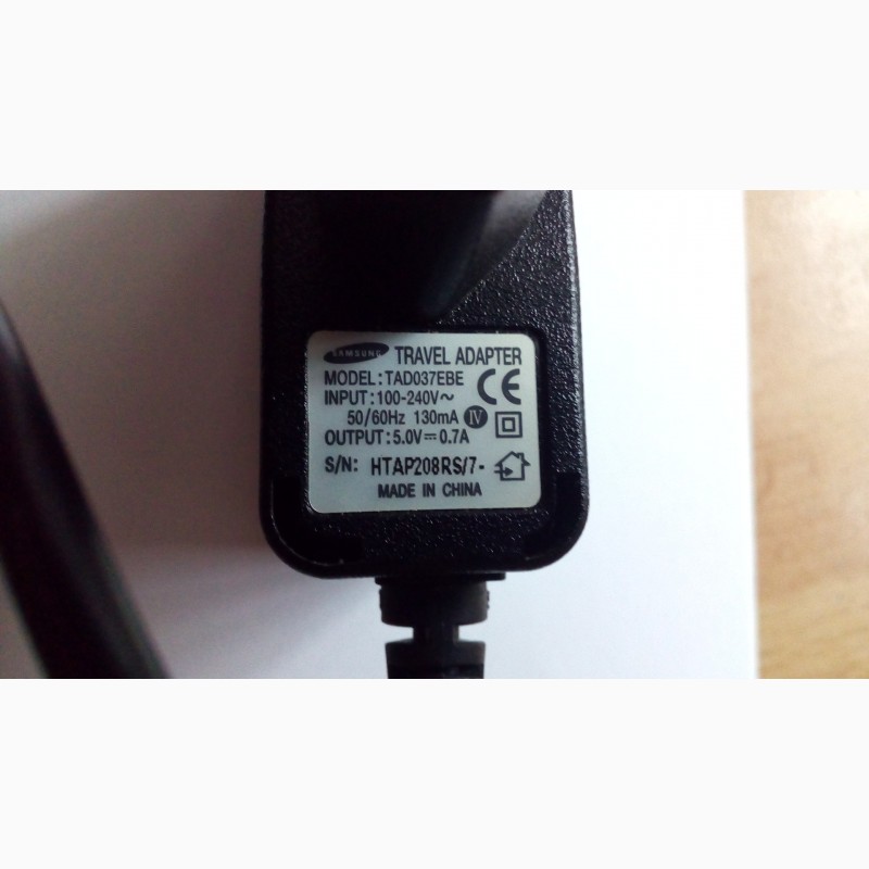 Фото 2. Продам зарядное Samsung Travel Adapter Model : TAD037EBE