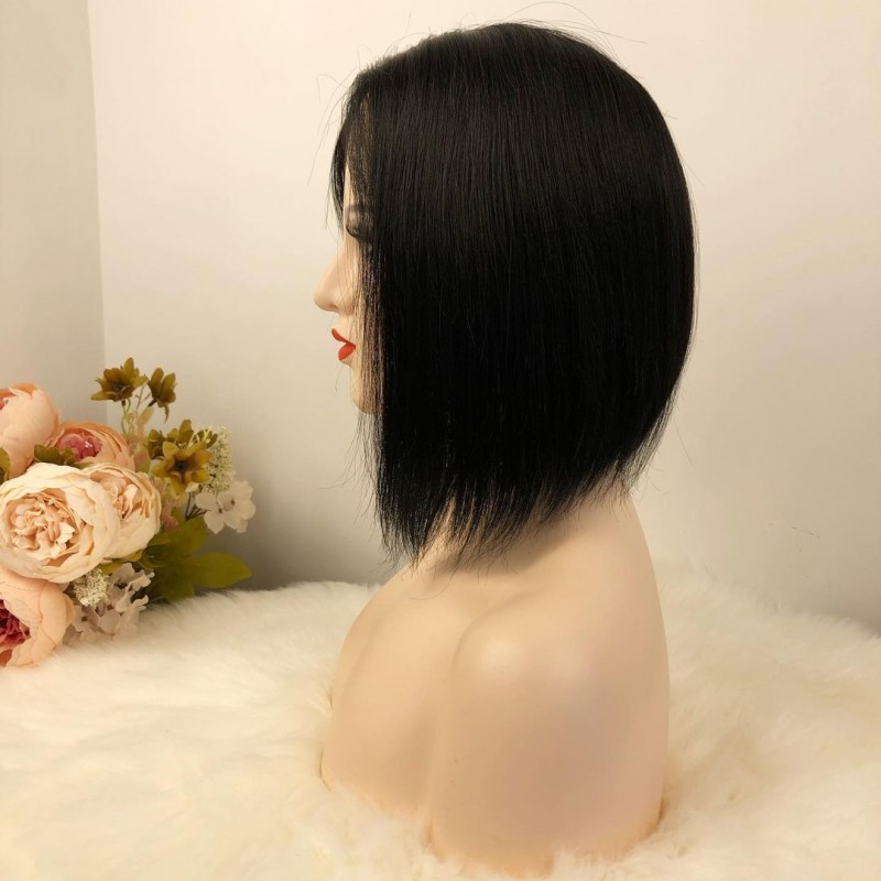 Фото 6. Парик из натуральных волос 53 - парик из 100% натуральных волос короткая стрижка черный